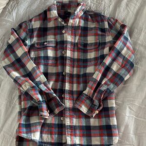 GAP Multicolor Plaid Button-Down Shirt